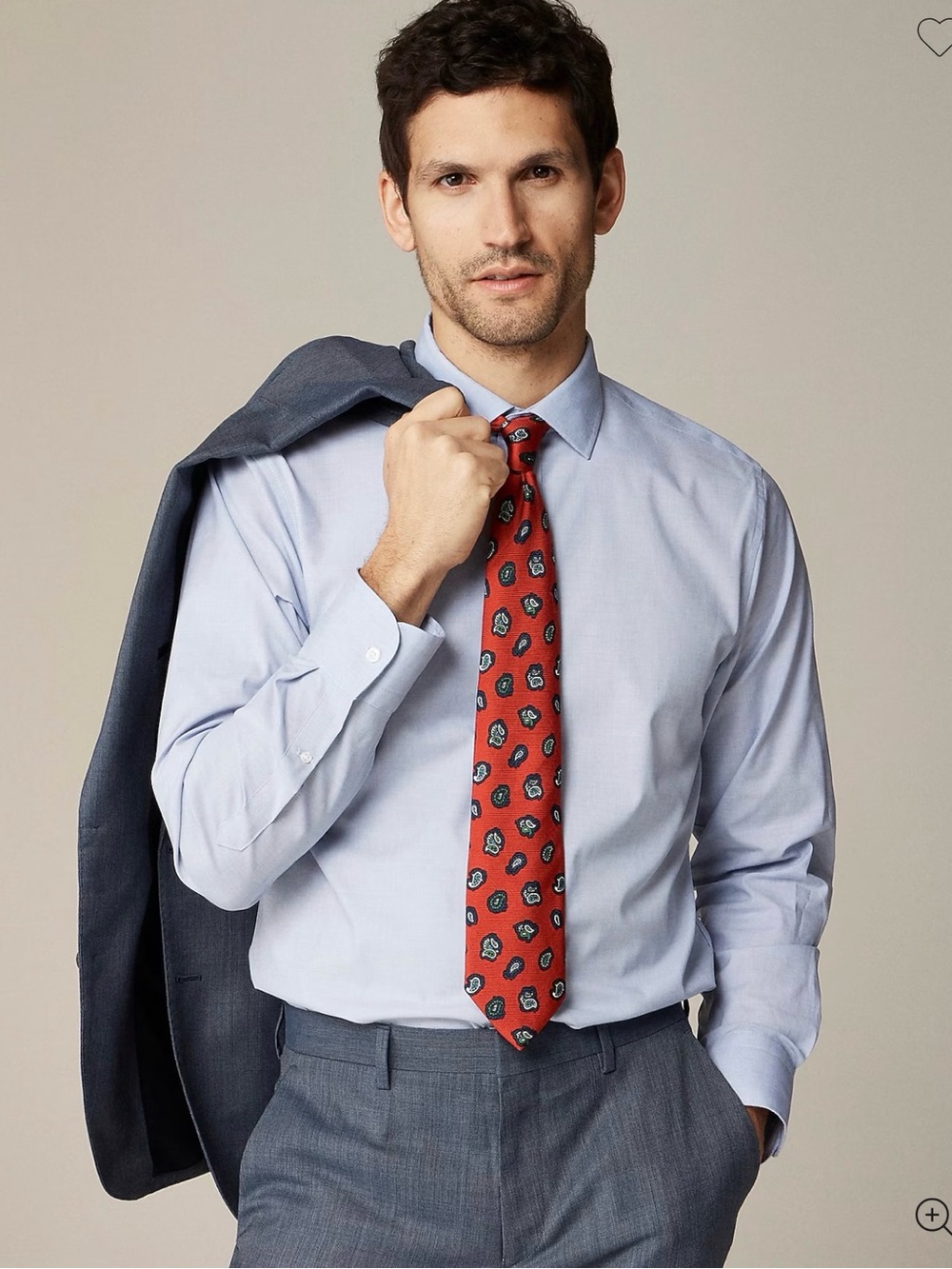 J. Crew Light Blue Long-Sleeve Dress Shirt - Picture 1 of 6